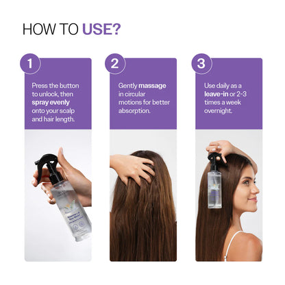 Rosemary & Rice Water Hair Growth Spray